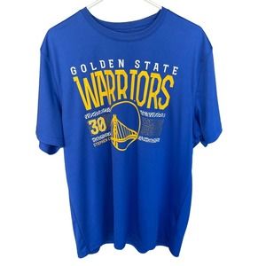 NBA Golden State Warriors Shirt Adult Extra Large XL Blue‎ Curry #30